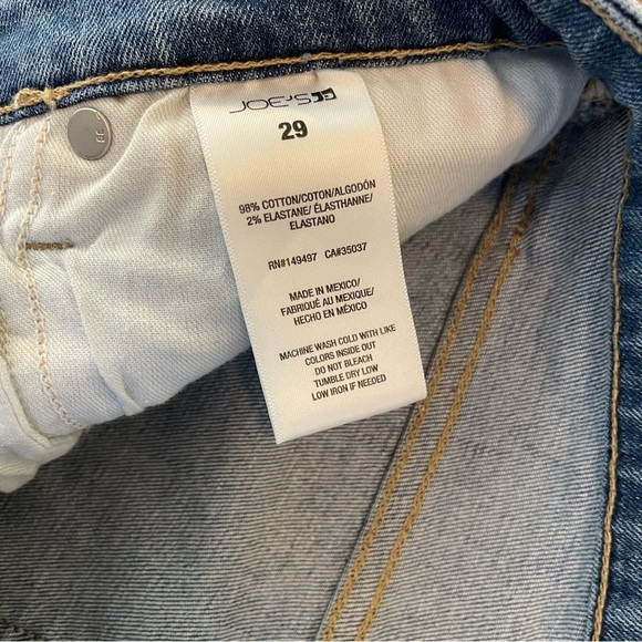 Joe’s Jeans High Rise Women’s 32 x 28 Relaxed Baggy Straight Leg Medium Blue - Picture 6 of 11